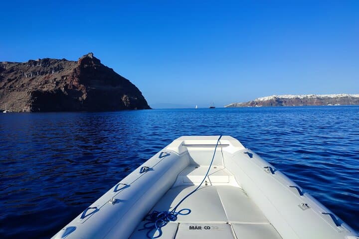 Santorini Caldera Private Boat Tour with Therasia Wine Tasting photo 2