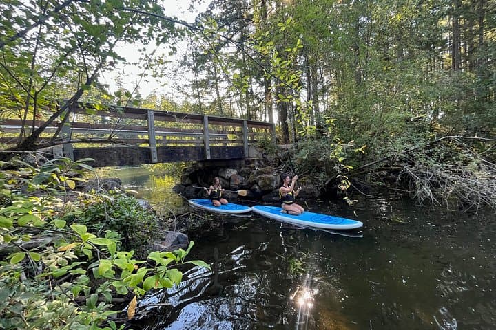 Paddling Thetis Lake: Two-Hour SUP Tour on Victoria’s Forested Lakes