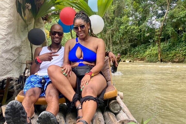 Bamboo Rafting on Jamaica's Great River with Limestone Foot Massage