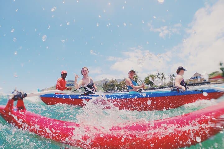 Outrigger Canoe Surfing at Kalapaki Beach: Paddle and Ride Hawaiian Waves photo 3