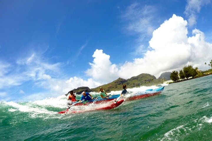Outrigger Canoe Surfing at Kalapaki Beach: Paddle and Ride Hawaiian Waves photo 6
