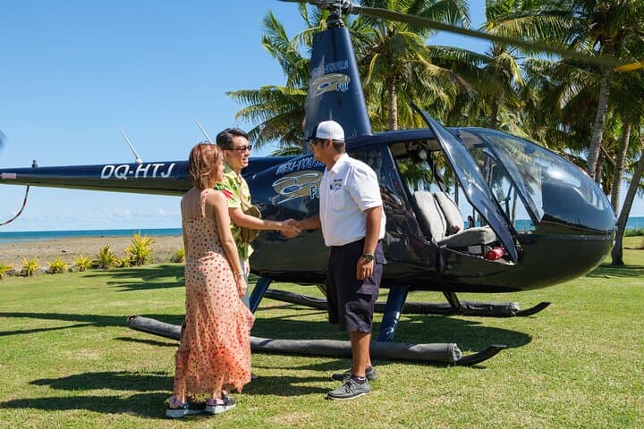 Helicopter Sunset Dinner at First Landing Beach Resort, Fiji photo 6