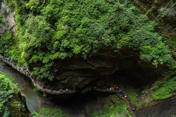 Wulong Karst Private Day Tour — Three Natural Bridges & Longshuixia Gap photo 4