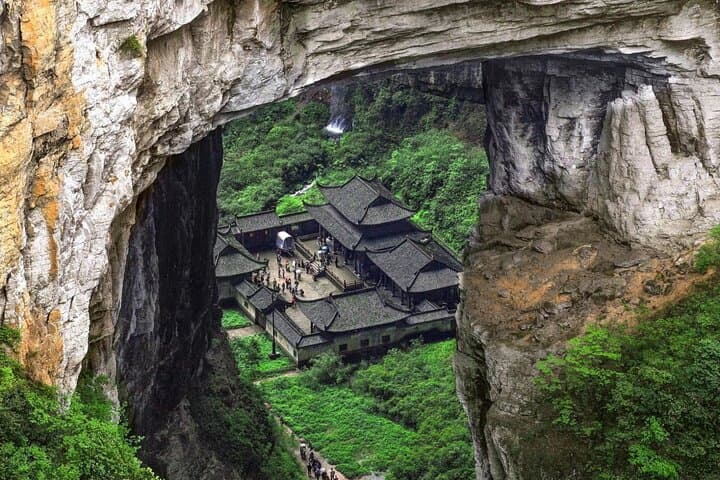 Wulong Karst Private Day Tour — Three Natural Bridges & Longshuixia Gap photo 3