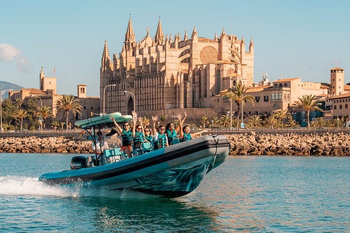 Mallorca West Coast Speedboat Adventure from Puerto Club de Mar