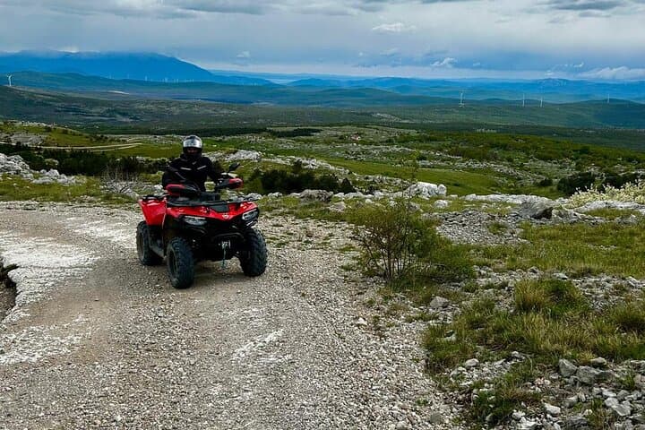 ATV Quad Tour from Split: Kamešnica Ridges, River Pools and a Dalmatian Swim photo 5