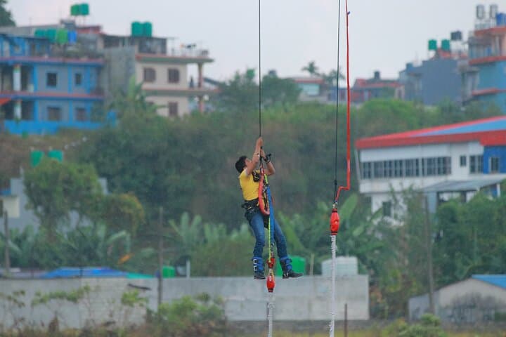110-Meter Bungee Jump in Pokhara: Leap Over the Modi Khola with Himalayan Views photo 3
