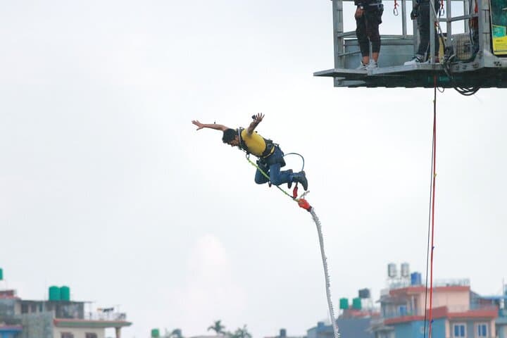 110-Meter Bungee Jump in Pokhara: Leap Over the Modi Khola with Himalayan Views photo 4