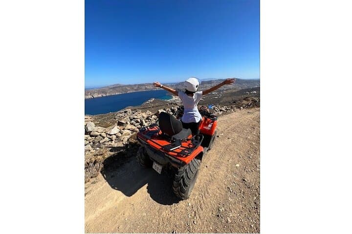 Mykonos ATV Rental: Full-Day 450cc Quad Adventure to Hidden Beaches photo 3