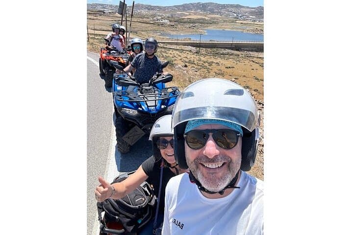 Mykonos ATV Rental: Full-Day 450cc Quad Adventure to Hidden Beaches photo 2