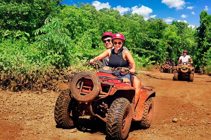 Cancun ATV & Isla Mujeres Catamaran Combo: Jungle Ziplines, Cenotes & Playa Norte photo 2