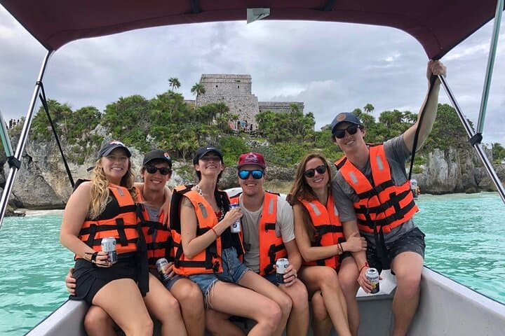 Tulum Turtle Encounter: Private Snorkel Tour with Tulum Ruins & Turtle Swim photo 2