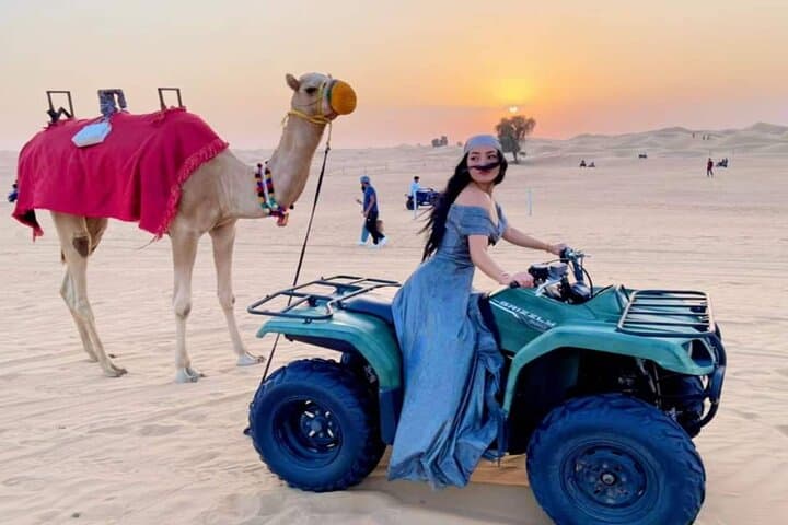 Red Dunes Dubai: Premium Evening Desert Safari with ATV, Dune Bashing & BBQ photo 4