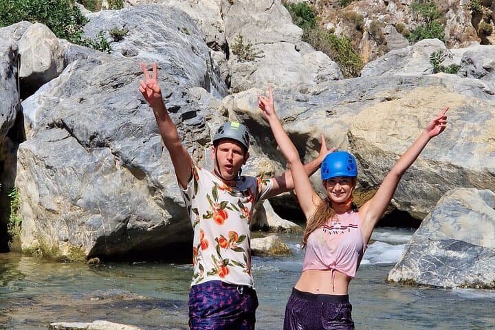 River Trekking from Kourtaliotiko Gorge to Preveli Beach: Waterfall Swim and Palm Forest Hike photo 6