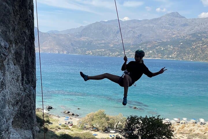 Rock Climbing at Paligremos: Guided Climbs & Rappels in Plakias, Crete