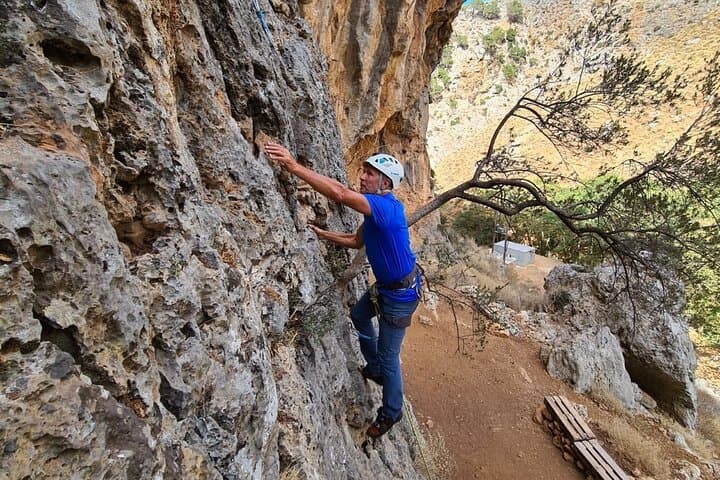 Rock Climbing in Therisos Gorge, Chania — Guided Climbs for All Levels