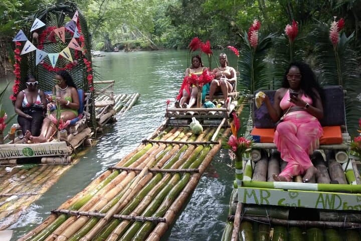 Montego Bay Bamboo Rafting: Private Raft, Limestone Leg Massage & Hip Strip photo 6