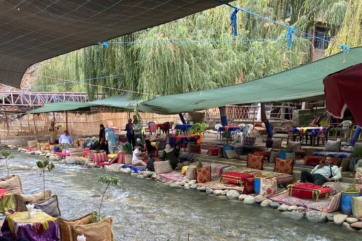 Private Day Trip to Ourika Valley from Marrakech — Waterfalls, Argan Cooperatives & River Lunch