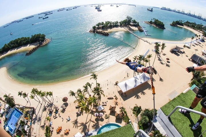 47m Bungy Jump at Siloso Beach — Singapore's Ultimate Freefall photo 2