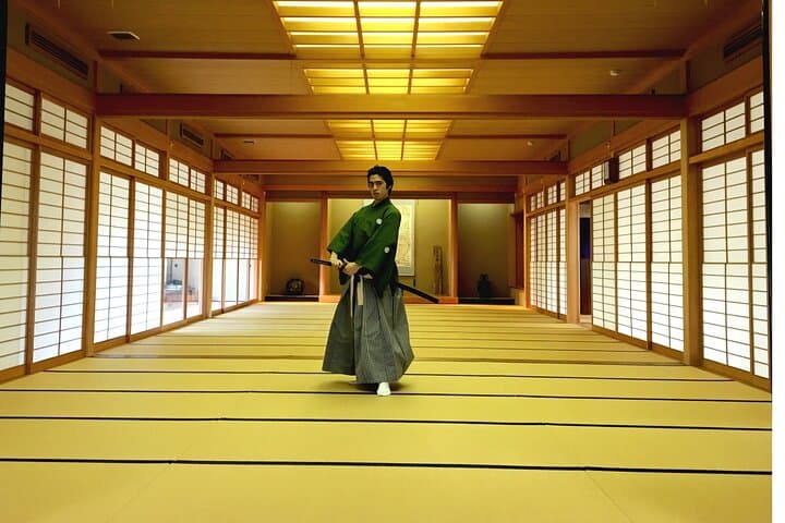 Kyoto Private 6-Hour Walking Tour with Samurai Sword Lesson & Kenbu Show