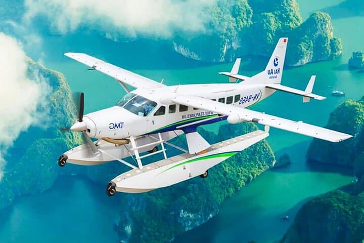 Seaplane Sightseeing and Luxury Day Cruise in Halong Bay from Hanoi photo 1