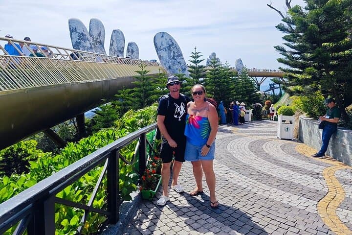 Golden Bridge at Ba Na Hills: Afternoon Private Guided Tour from Da Nang photo 1