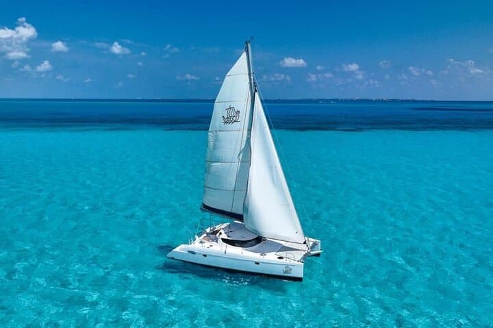 Isla Mujeres VIP Catamaran Day Trip: Snorkel, Playa Norte & Beach Club from Cancun