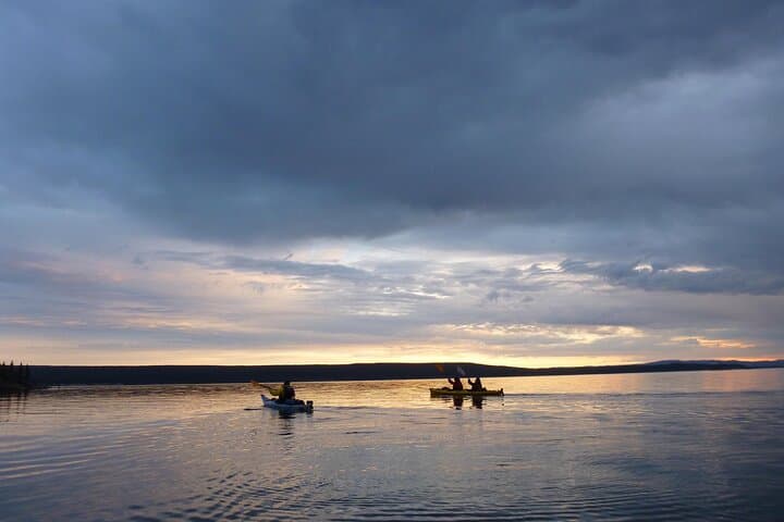 Yellowstone Lake Sunset Paddle: Kayak the West Thumb Geyser Basin at Dusk