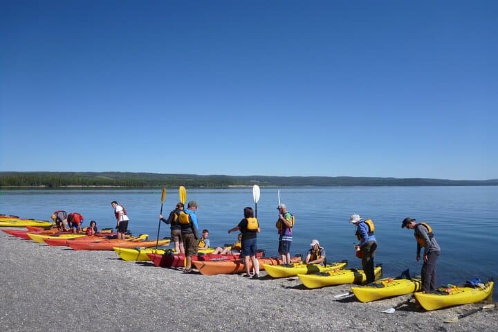 Half-Day Kayak Paddle on Yellowstone Lake: Geothermal Shores & Wildlife from Grant Village