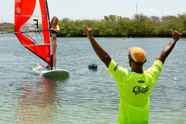 Learn Windsurfing in Willemstad: 90-Minute Lesson at Spanish Waters
