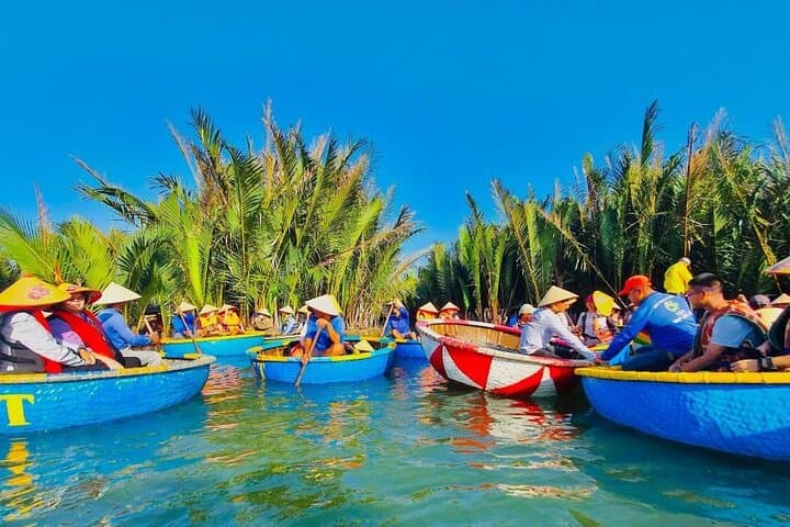 Hoi An Basket Boat Ride & Lantern Release: Cam Thanh Half-Day from Da Nang photo 2