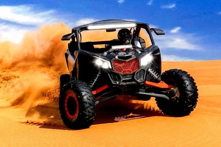 Dubai Can-Am 4-Seater Self-Drive: Camel Ride, Sand Skiing & Desert Sunset photo 6