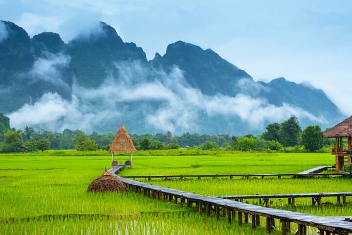 Vang Vieng Day Tour from Vientiane: Caves, Blue Lagoon & Sunset Kayak photo 6