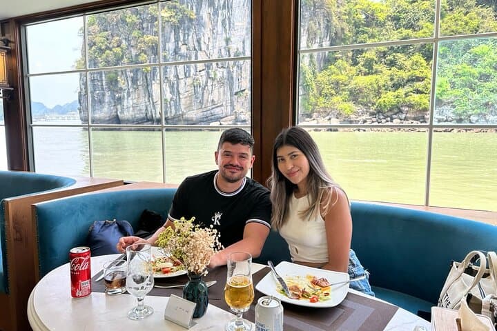 Halong & Lan Ha Bay Luxury Day Cruise: Catamaran Kayaking, Caves & Waterslide photo 4