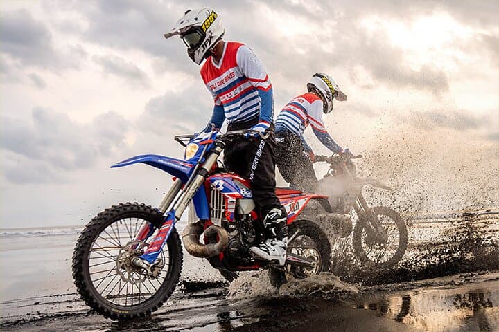 Full-Day Tabanan Beach Dirt Bike Adventure — Coastline Rivers & Ocean Breezes photo 1