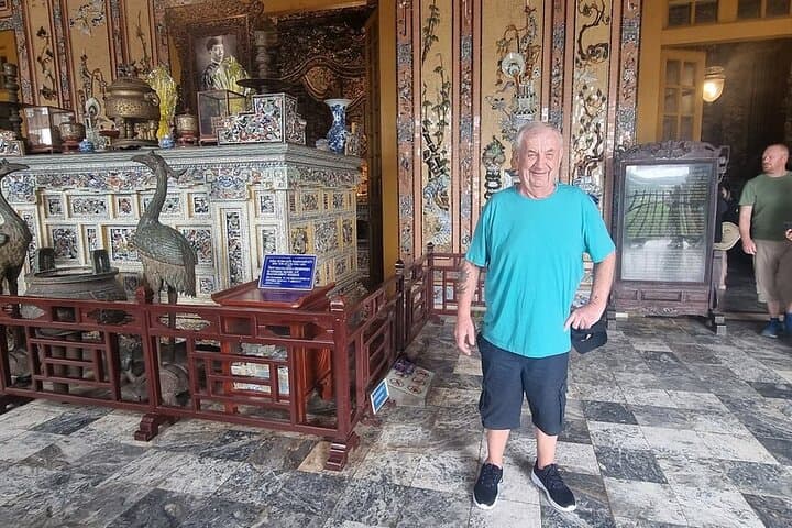 Full-Day Hue Royal Tombs, Pagodas & Village Tour: Dragon Boat, Citadel & Craft Villages photo 4