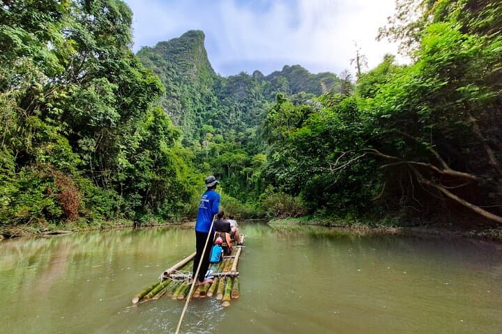 Half-Day Sok River Bamboo Rafting, Monkey Temple & Khao Sok Viewpoint from Khao Lak