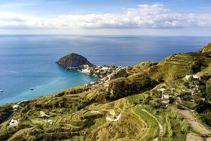 Sant'Angelo & Maronti Beach Day Trip from Naples — Hydrofoil, Hot Springs, Village Strolls