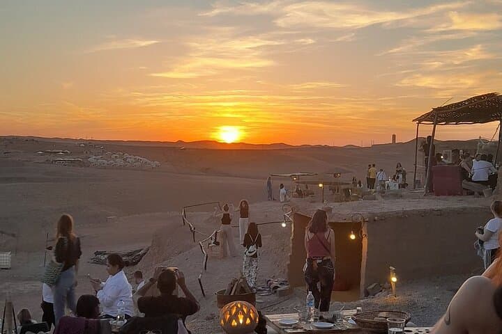 Agafay Desert Sunset Dinner & Berber Show — Marrakech Transfers Included