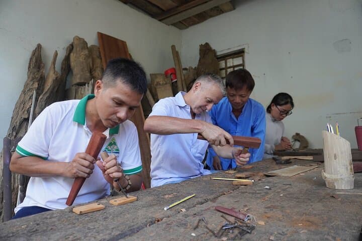 Hoi An Eco Tour: Pottery, Carpentry & Tra Que Organic Farming Day Trip photo 3