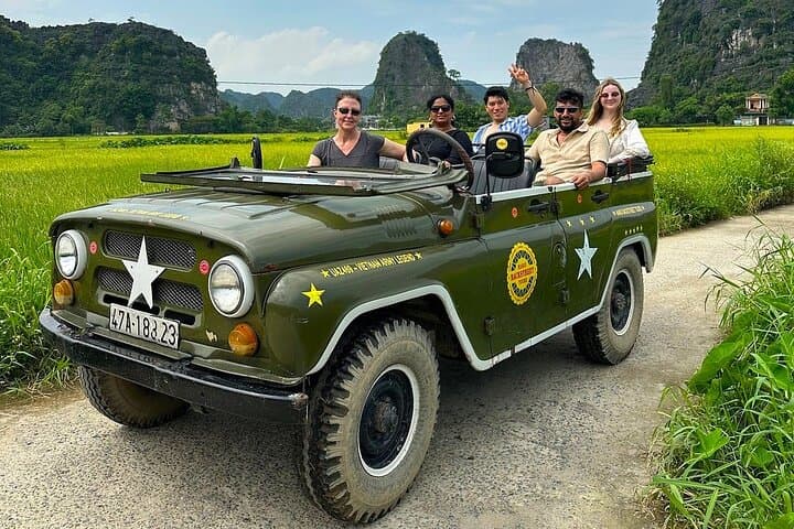 Jeep & Boat Through Tam Coc: Ninh Binh Day Adventure from Hanoi