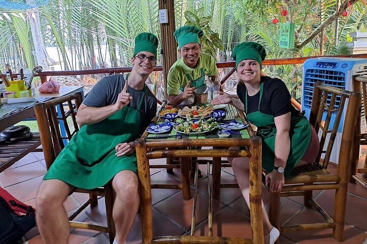 Hoi An Eco Adventure: Market Tour, Basket Boat Ride & Hands-On Cooking Class photo 4