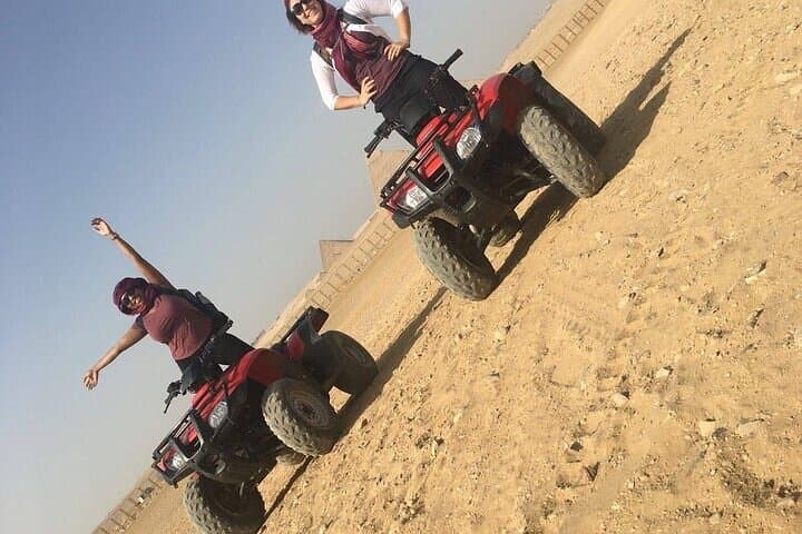 ATV Quad Bike Tour Around the Giza Pyramids — Desert Ride Near Cairo photo 2