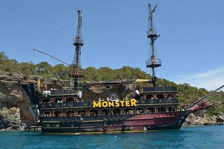 Monster Pirate Boat Tour from Antalya: Phaselis, Cennet & Lovers Bay with BBQ photo 2