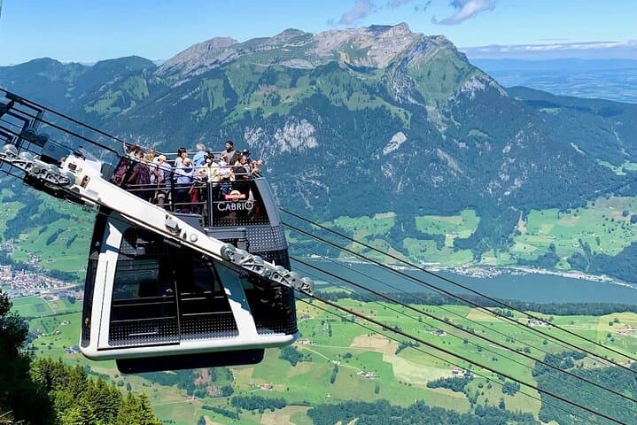 Stanserhorn Cabrio Cable Car: Private Day Tour from Lucerne