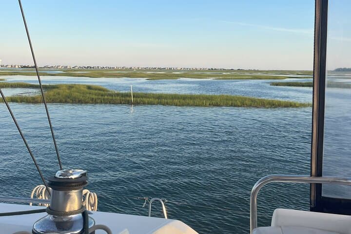 Wrightsville Beach Sunset Cocktail Sail on a 44' Catamaran Bella photo 2