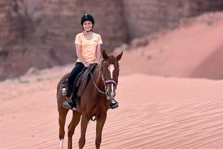 Wadi Rum Horseback Ride: 2-Hour Desert Tour to Lawrence's Sites & Red Sand Dune photo 2