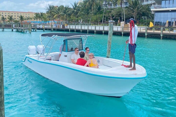 Private 3-Island Paradise Boat Tour from Nassau — 4-Hour Snorkel & Turtle Swim photo 3