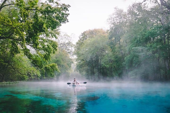 Gilchrist Blue Springs Glass-Bottom Kayak Tour — 2-Hour Guided Eco Paddle