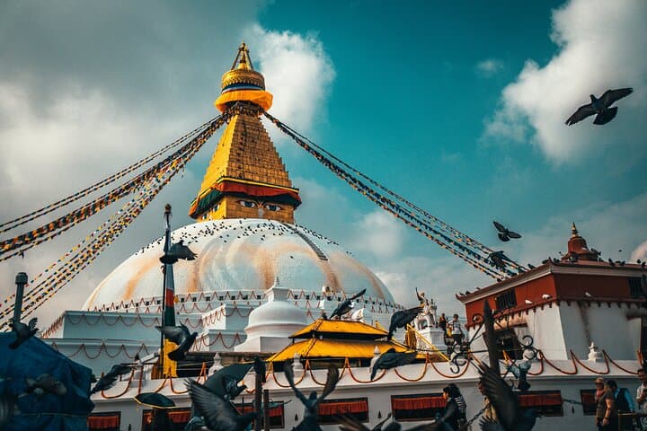 Kathmandu Half-Day: Kopan Monastery, Jamchen Peace Stupa & Boudhanath Guided Tour
